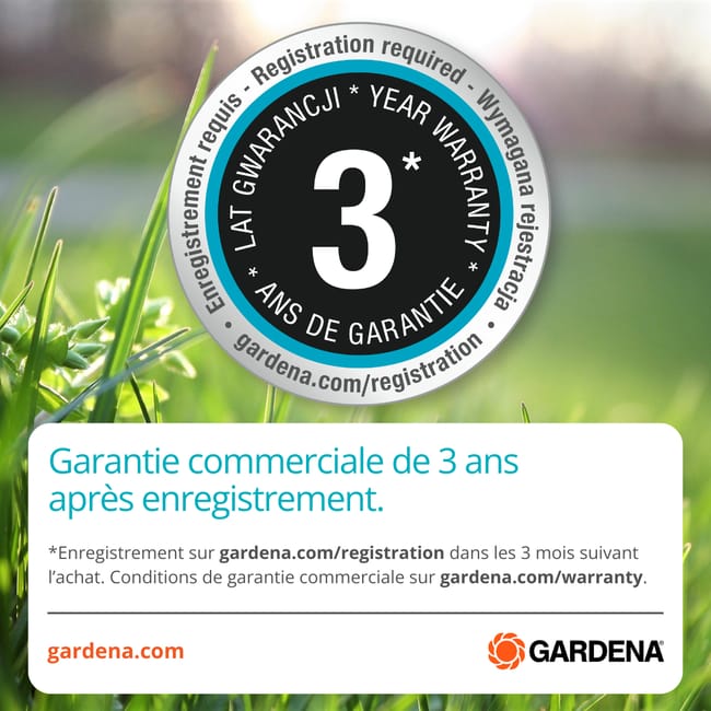 Robot tondeuse connecté GARDENA SMART SILENO FREE 1000M2