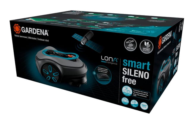 Robot tondeuse connecté GARDENA SMART SILENO FREE 1000M2