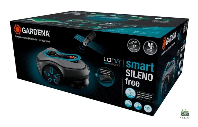 Robot tondeuse connecté GARDENA SMART SILENO FREE 900M2