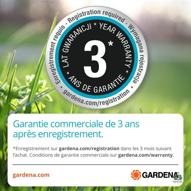 Robot tondeuse connecté GARDENA SMART SILENO FREE 800M2