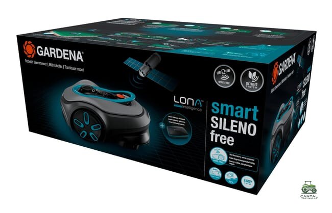 Robot tondeuse connecté GARDENA SMART SILENO FREE 800M2