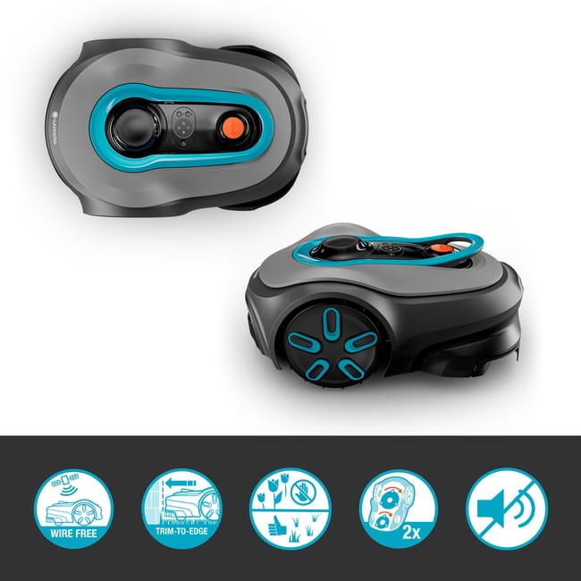 Robot tondeuse connecté GARDENA SMART SILENO FREE 1000M2