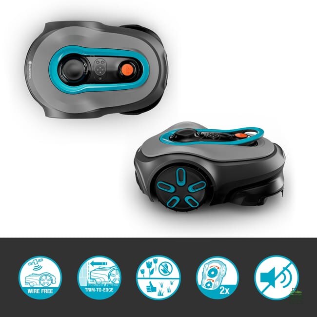 Robot tondeuse connecté GARDENA SMART SILENO FREE 900M2