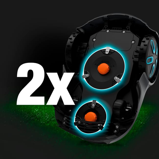 Robot tondeuse connecté GARDENA SMART SILENO FREE 1000M2