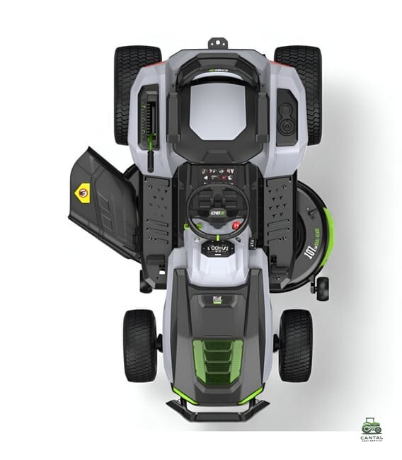 PACK Tondeuse autoportée sur batteries coupe 107 cm, 6 batteries 10Ah et chargeur rapide - EGO TR4201E