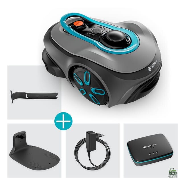 Robot tondeuse connecté GARDENA SMART SILENO FREE 900M2