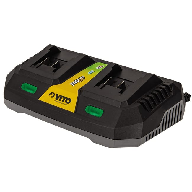 Tondeuse 40V - 2 Batteries lithium 3.0Ah Chargeur double Moteur Brushless 600m2 VITO
