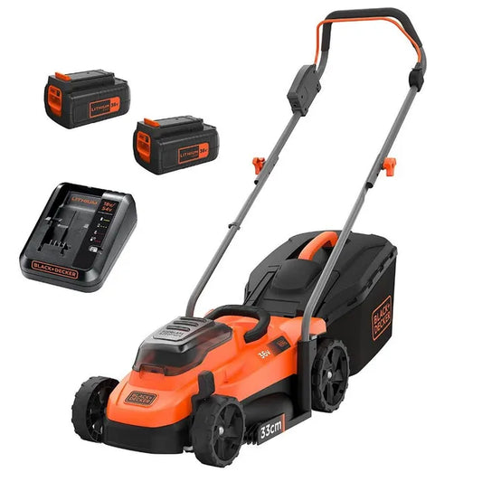 BLACK+DECKER BCMW3336L2-QW Rasaerba, 36 V, Arancione/Nero